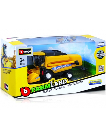 Bburago New Holland TC5.90 kombainų rinkinys 12 vnt. vienodų modelių
