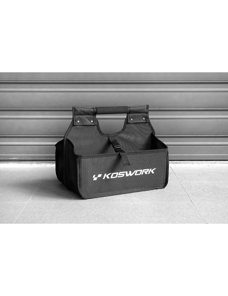RC modelio krepšys Pit Caddy V2 įrankiams ir starter box
