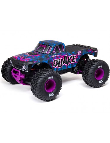 Arrma QUAKE 223S BLX 2WD 1/10 violetinis RC monster truck RTR