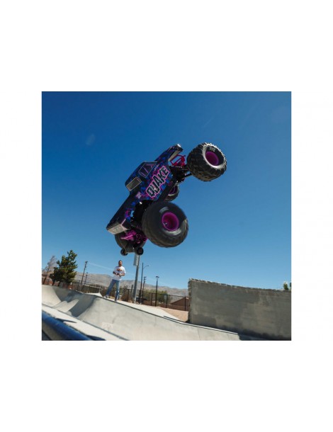 Arrma QUAKE 223S BLX 2WD 1/10 violetinis RC monster truck RTR