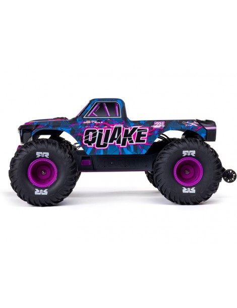 Arrma QUAKE 223S BLX 2WD 1/10 violetinis RC monster truck RTR