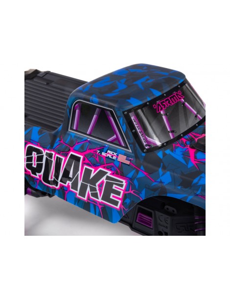 Arrma QUAKE 223S BLX 2WD 1/10 violetinis RC monster truck RTR