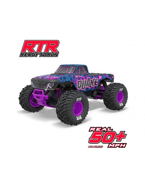 Arrma QUAKE 223S BLX 2WD 1/10 violetinis RC monster truck RTR