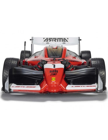 Arrma Limitless 1/7 8S BLX RC modelis raudona-juoda su Spektrum elektronika