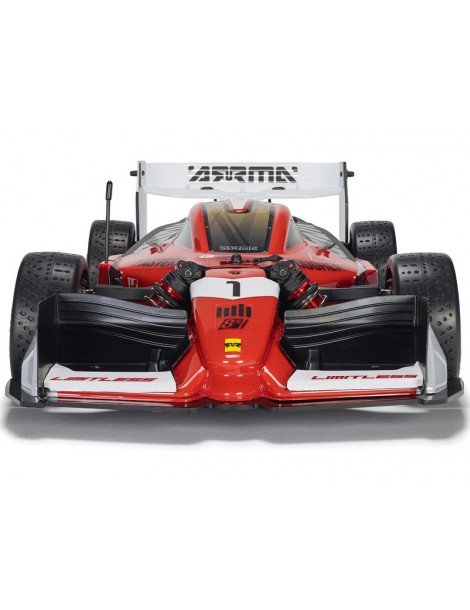 Arrma Limitless 1/7 8S BLX RC modelis raudona-juoda su Spektrum elektronika