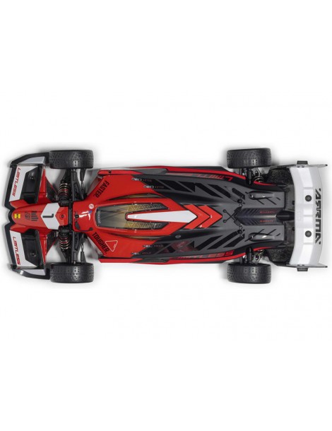 Arrma Limitless 1/7 8S BLX RC modelis raudona-juoda su Spektrum elektronika