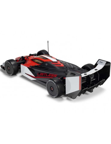 Arrma Limitless 1/7 8S BLX RC modelis raudona-juoda su Spektrum elektronika