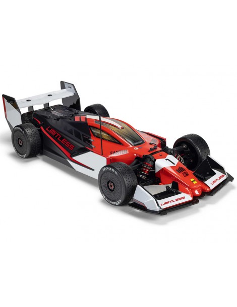 Arrma Limitless 1/7 8S BLX RC modelis raudona-juoda su Spektrum elektronika