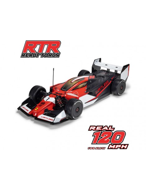 Arrma Limitless 1/7 8S BLX RC modelis raudona-juoda su Spektrum elektronika