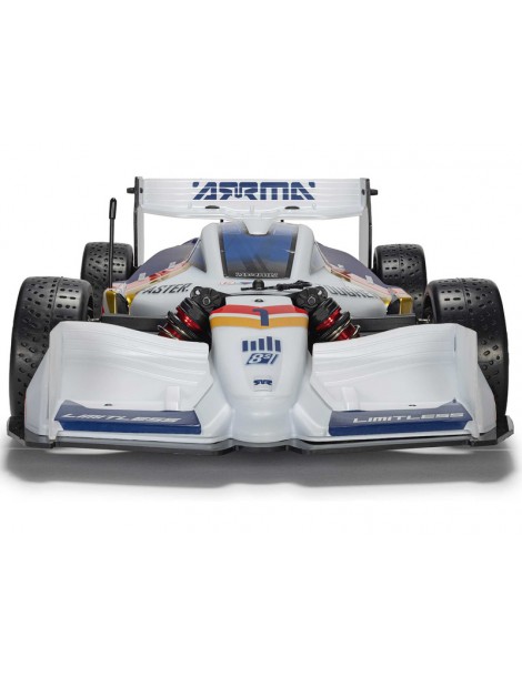 Arrma Limitless 1/7 8S BLX RC modelis balta-mėlyna su Spektrum elektronika