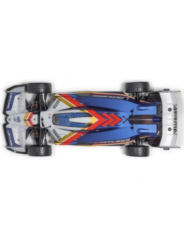 Arrma Limitless 1/7 8S BLX RC modelis balta-mėlyna su Spektrum elektronika