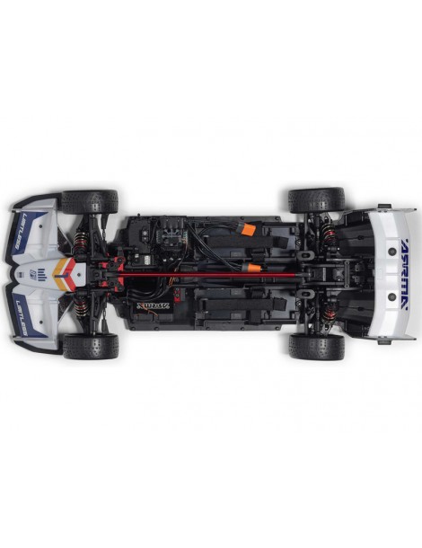 Arrma Limitless 1/7 8S BLX RC modelis balta-mėlyna su Spektrum elektronika