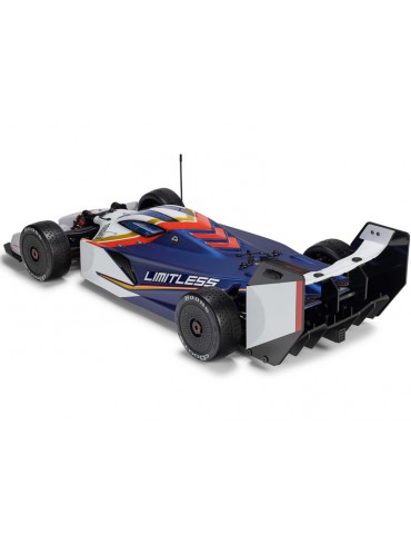 Arrma Limitless 1/7 8S BLX RC modelis balta-mėlyna su Spektrum elektronika