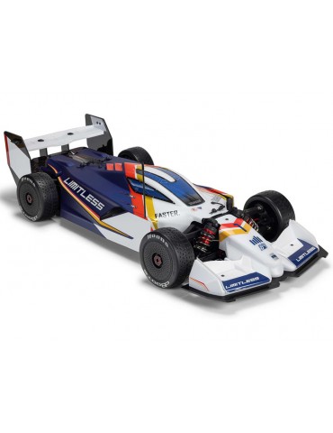 Arrma Limitless 1/7 8S BLX RC modelis balta-mėlyna su Spektrum elektronika
