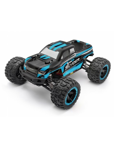 RC modelis Slyder MT Monster Truck 1/16 mėlynas su LED žibintais