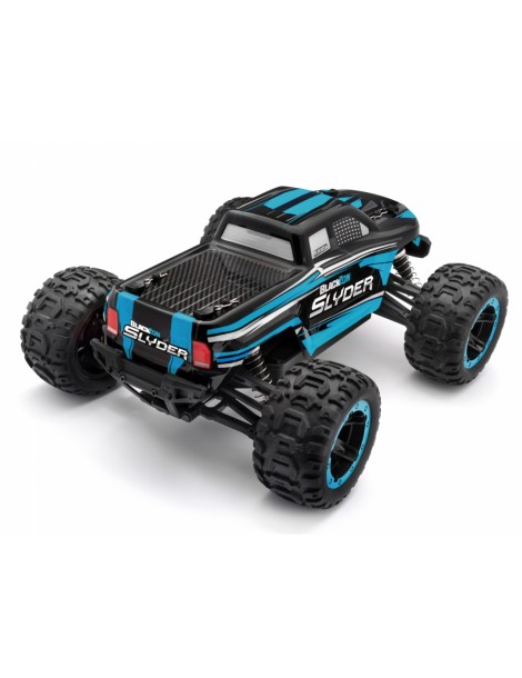 RC modelis Slyder MT Monster Truck 1/16 mėlynas su LED žibintais