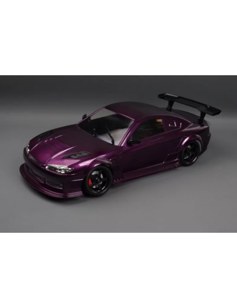 RC modelio kėbulas 1/10 S15 drift pilnas komplektas su spoileriu ir detalėmis