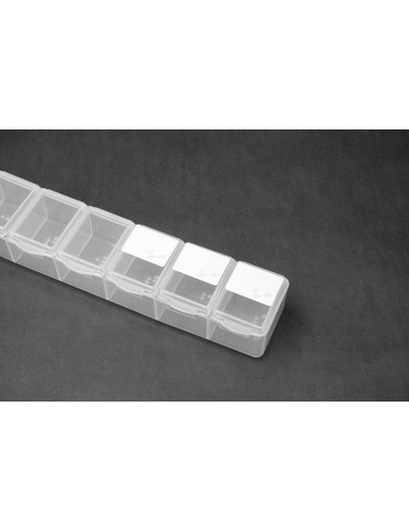 Detalių dėžutė 7×7 su 49 skyriais RC dalims ir smulkioms detalėms