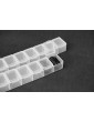 Detalių dėžutės su 7 skyriais 165×34×25 mm (3 vnt.)