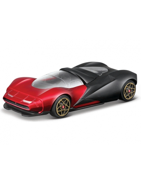 Bburago Alfa Romeo Anta Sportiva 1:43 raudonas juodas modeliukas