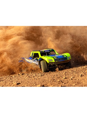 Traxxas Mini Slash 1:12 BL-2s 4WD RTR geltonas RC modelis