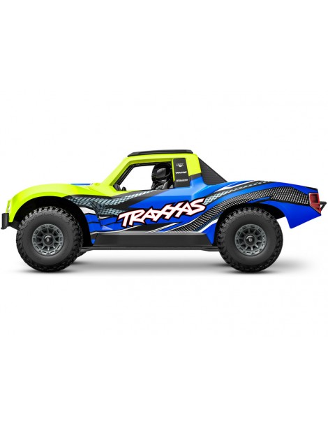 Traxxas Mini Slash 1:12 BL-2s 4WD RTR geltonas RC modelis