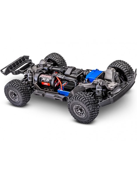 Traxxas Mini Slash 1:12 BL-2s 4WD RTR geltonas RC modelis