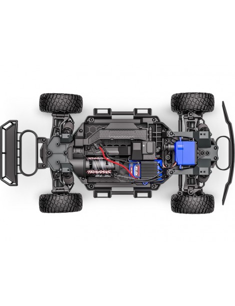 Traxxas Mini Slash 1:12 BL-2s 4WD RTR geltonas RC modelis