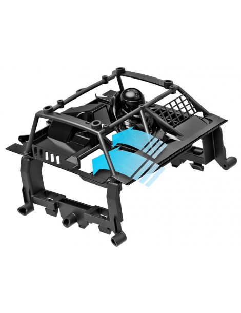 Traxxas Mini Slash 1:12 BL-2s 4WD RTR geltonas RC modelis