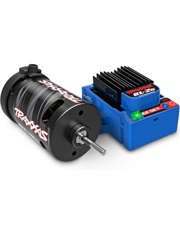 Traxxas Mini Slash 1:12 BL-2s 4WD RTR geltonas RC modelis