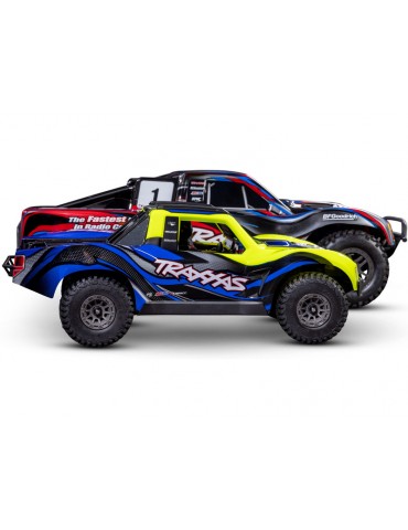 Traxxas Mini Slash 1:12 BL-2s 4WD RTR geltonas RC modelis