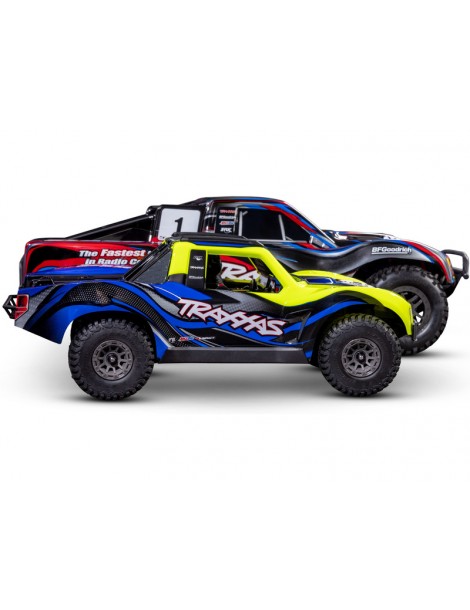 Traxxas Mini Slash 1:12 BL-2s 4WD RTR geltonas RC modelis