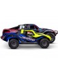 Traxxas Mini Slash 1:12 BL-2s 4WD RTR geltonas RC modelis