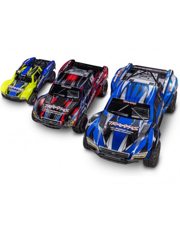 Traxxas Mini Slash 1:12 BL-2s 4WD RTR geltonas RC modelis