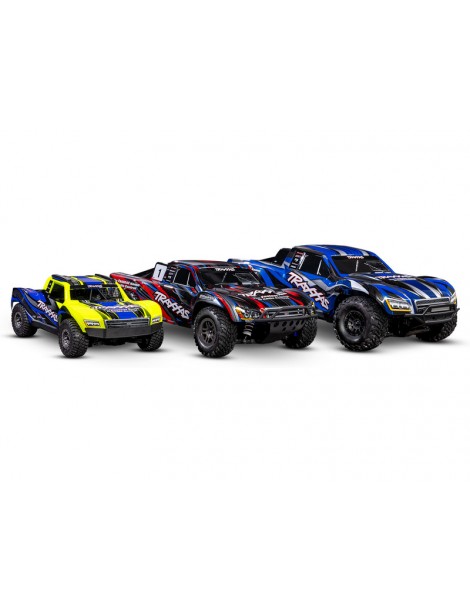 Traxxas Mini Slash 1:12 BL-2s 4WD RTR geltonas RC modelis