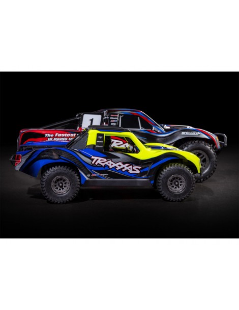 Traxxas Mini Slash 1:12 BL-2s 4WD RTR geltonas RC modelis