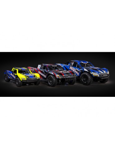 Traxxas Mini Slash 1:12 BL-2s 4WD RTR geltonas RC modelis