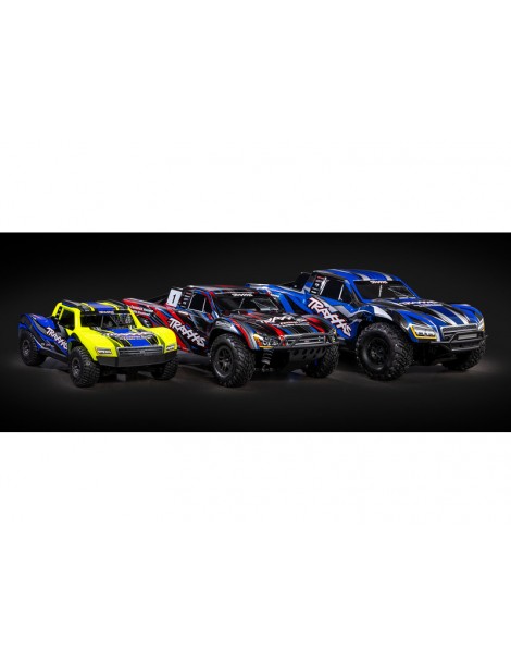 Traxxas Mini Slash 1:12 BL-2s 4WD RTR geltonas RC modelis