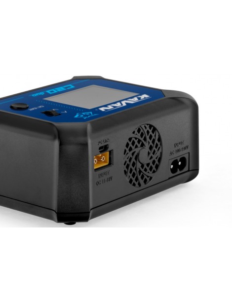 C20 Duo balansinis įkroviklis 2x100W dvikanalis AC/DC RC akumuliatoriams