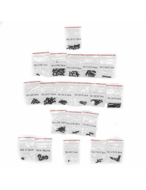 Funtel STX screws complety set