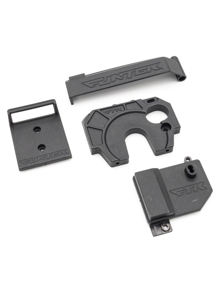 Funtek STX ESC mount + battery cover + motor holder