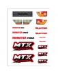 Funtek MTX sticker Red