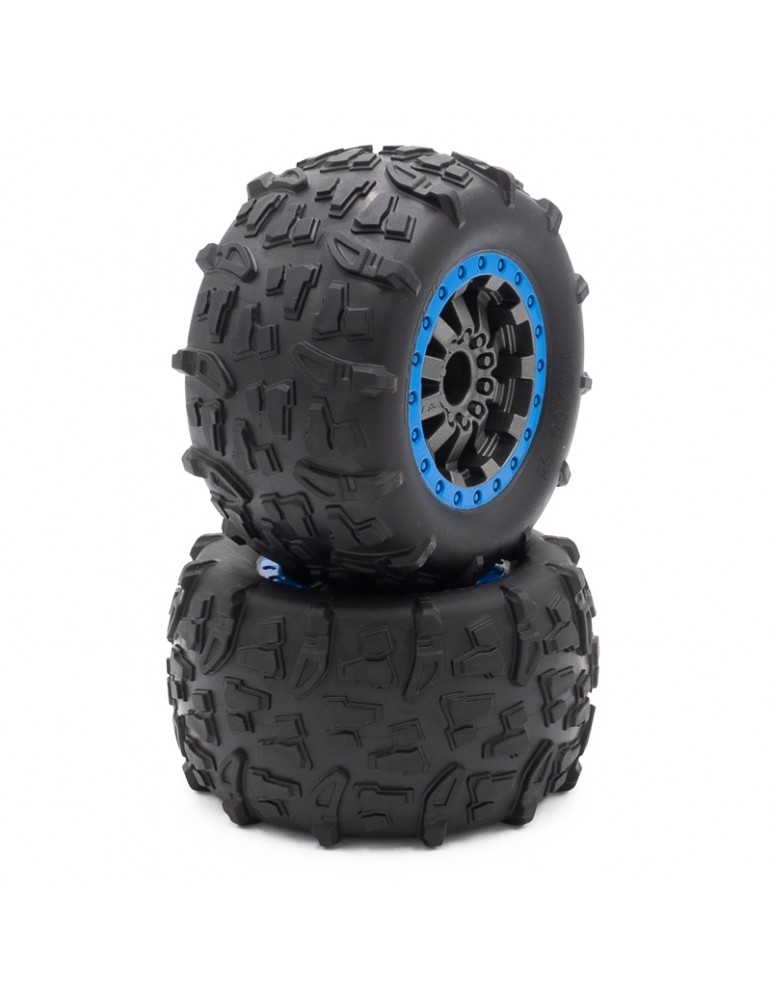 Funtek MTX complety tyres, Blue, 2 pcs.
