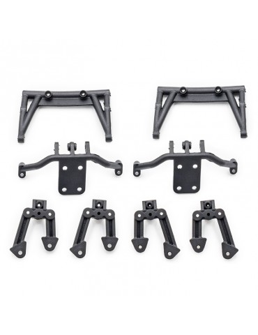Shocks mount and diff case holder