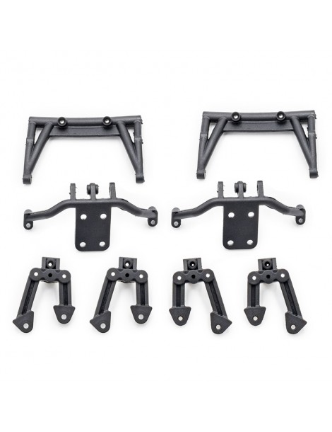 Shocks mount and diff case holder