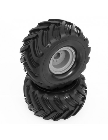 Glued Front Tyres w/rims