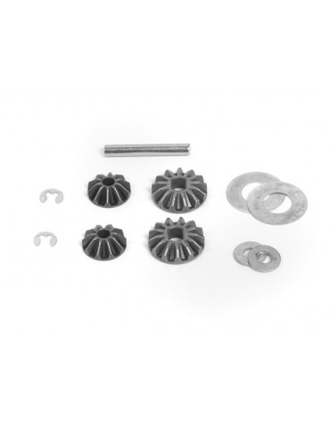 Differential internal bevel gears