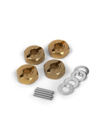 Aluminium 12mm Wheel Hex hub set (4pcs)