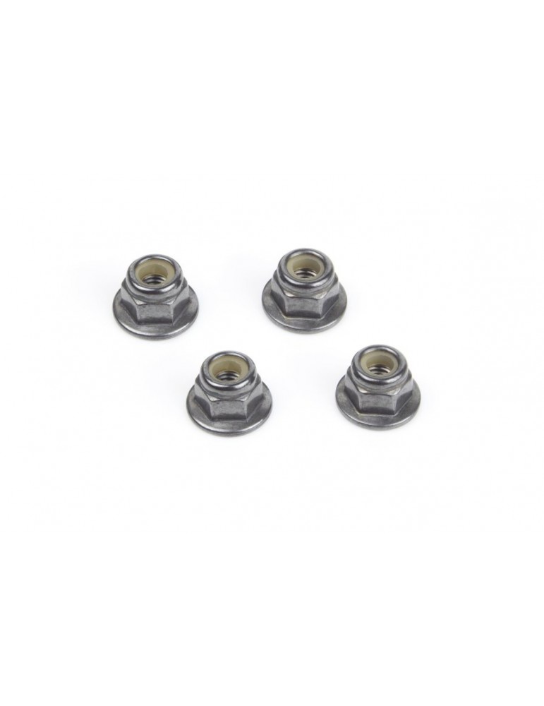 Flanged Lock Nut M3 (4pcs)