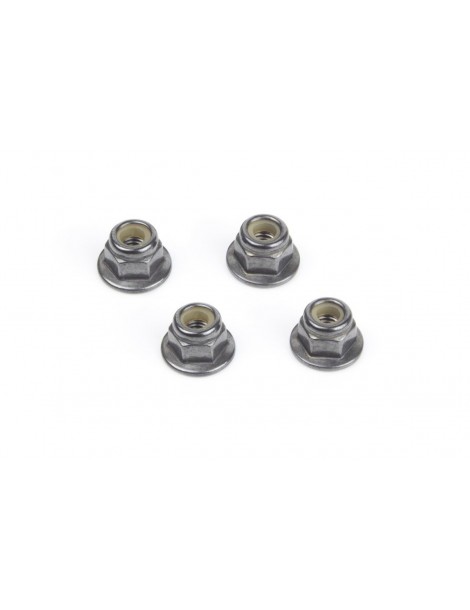 Flanged Lock Nut M3 (4pcs)